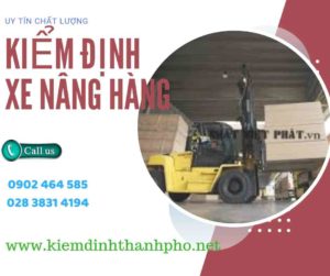 Hình ảnh kiểm định Xe nâng