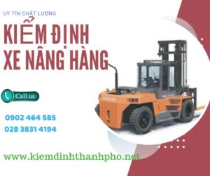 Hình ảnh kiểm định Xe nâng