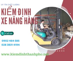 Hình ảnh kiểm định Xe nâng