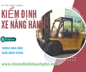 Hình ảnh kiểm định Xe nâng