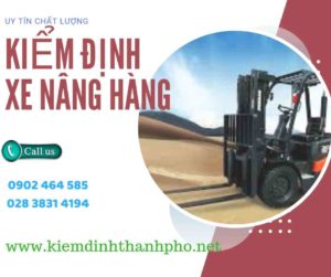 Hình ảnh kiểm định Xe nâng