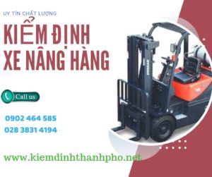 Hình ảnh kiểm định Xe nâng