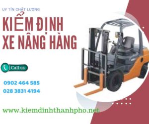 Hình ảnh kiểm định Xe nâng