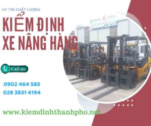 Hình ảnh kiểm định Xe nâng