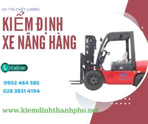 Hình ảnh kiểm định Xe nâng