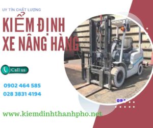 Hình ảnh kiểm định Xe nâng hàng