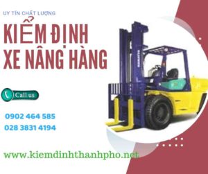 Hình ảnh kiểm định Xe nâng hàng