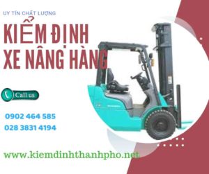 Hình ảnh kiểm định Xe nâng hàng