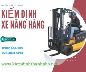 Hình ảnh kiểm định Xe nâng hàng