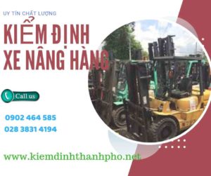 Hình ảnh kiểm định Xe nâng hàng