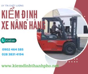 Hình ảnh kiểm định Xe nâng hàng