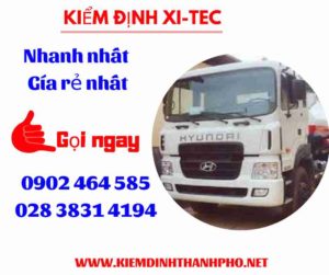 Hình ảnh kiểm định Xi tec