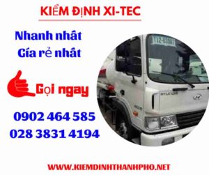 Hình ảnh kiểm định Xi tec