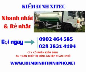 Hình ảnh kiểm định Xi tec