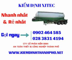 Hình ảnh kiểm định Xi tec