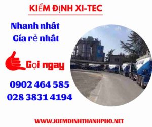 Hình ảnh kiểm định Xi tec