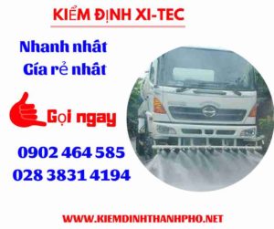 Hình ảnh kiểm định Xi tec