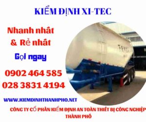 Hình ảnh kiểm định Xi tec