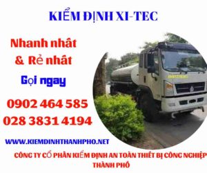 Hình ảnh kiểm định Xi tec