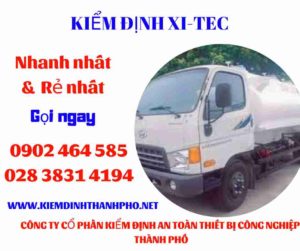 Hình ảnh kiểm định Xi tec