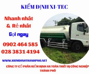 Hình ảnh kiểm định Xi tec