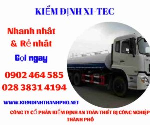 Hình ảnh kiểm định Xi tec