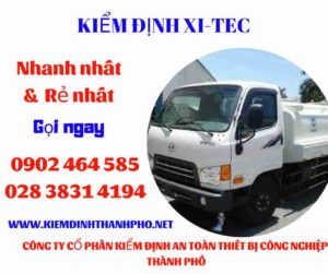 Hình ảnh kiểm định Xi tec