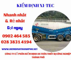 Hình ảnh kiểm định Xi tec