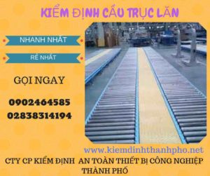 Hình ảnh kiểm định Cầu trục lăn