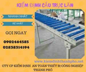 Hình ảnh kiểm định Cầu trục lăn