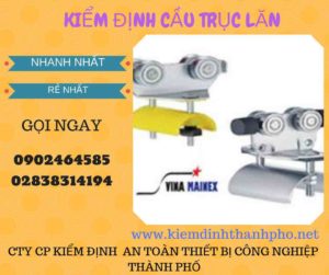 Hình ảnh kiểm định Cầu trục lăn