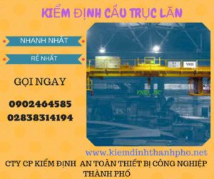 Hình ảnh kiểm định Cầu trục lăn