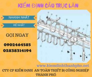 Hình ảnh kiểm định Cầu trục lăn