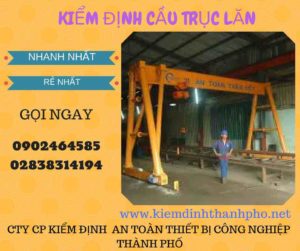 Hình ảnh kiểm định Cầu trục lăn