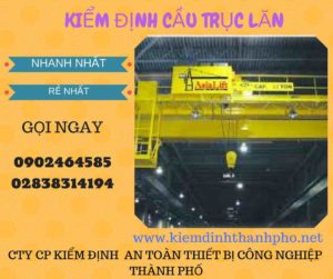 Hình ảnh kiểm định Cầu trục lăn