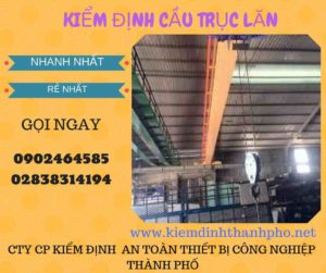 Hình ảnh kiểm định Cầu trục lăn