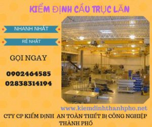 Hình ảnh kiểm định Cầu trục lăn