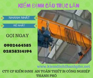 Hình ảnh kiểm định Cầu trục lăn