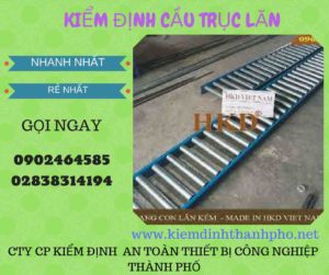 Hình ảnh kiểm định Cầu trục lăn