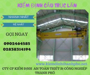 Hình ảnh kiểm định Cầu trục lăn