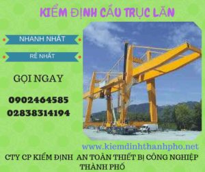 Hình ảnh kiểm định Cầu trục lăn