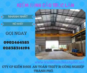 Hình ảnh kiểm định Cầu trục lăn