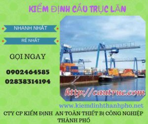 Hình ảnh kiểm định Cầu trục lăn