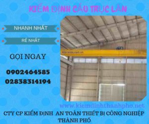 Hình ảnh kiểm định Cầu trục lăn