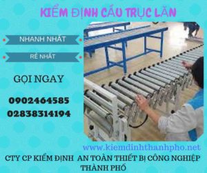 Hình ảnh kiểm định Cầu trục lăn