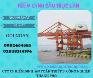 Hình ảnh kiểm định Cầu trục lăn