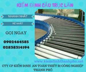 Hình ảnh kiểm định Cầu trục lăn