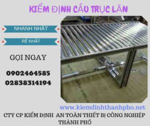 Hình ảnh kiểm định Cầu trục lăn