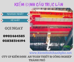 Hình ảnh kiểm định Cầu trục lăn