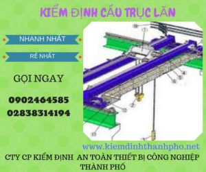 Hình ảnh kiểm định Cầu trục lăn